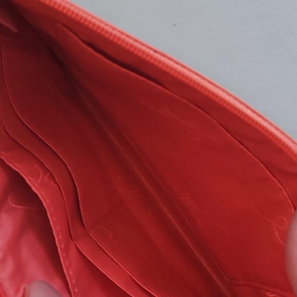 Vera Bradley Pink and Orange Striped Wristlet Like NEW - Picture 8 of 12